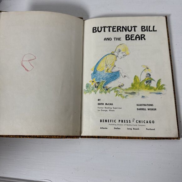 Butternut Bill And The Bear by Edith McCall 1965 Hardback Vintage Book - Picture 3 of 12